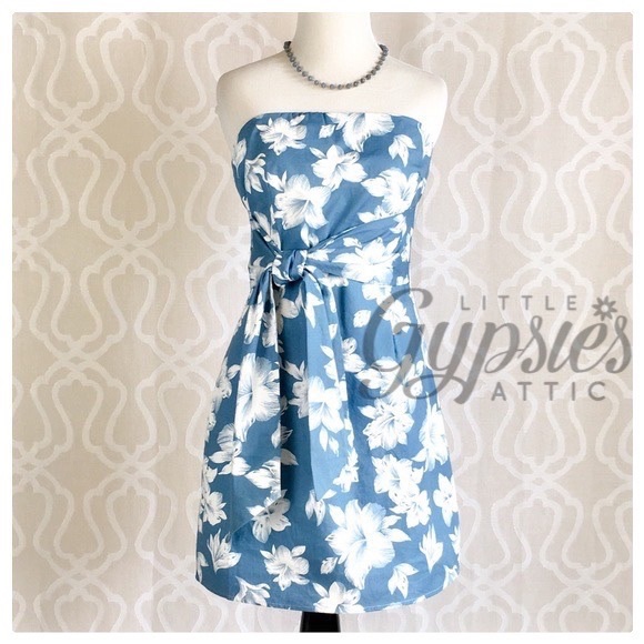 Hawaiian Hibiscus Tie-Up Mini Dress - Picture 7 of 7